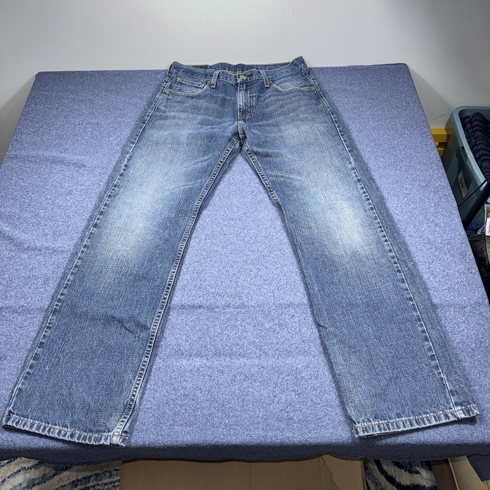 Levis 569 Blue Jeans Mens 30x32 Loose Straight Fit Baggy Denim Pants Western Y2K